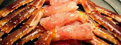 たらばがにの刺身